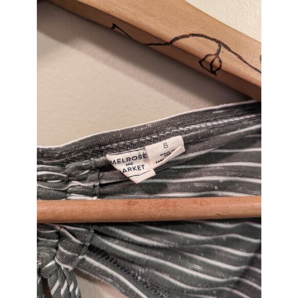 Nordstrom Melrose & Market Striped T-Shirt in Green & White - Picture 2 of 4